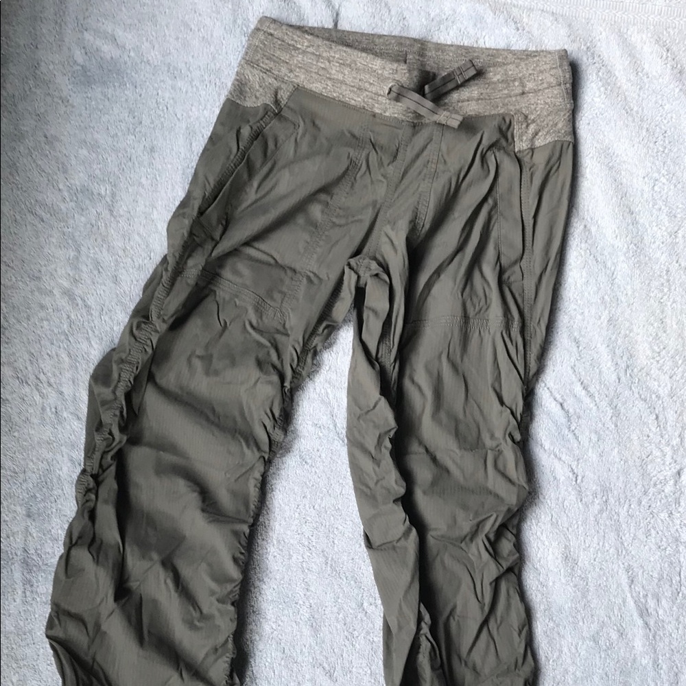 Girls Ivivva Gray Windbreaker Pants
